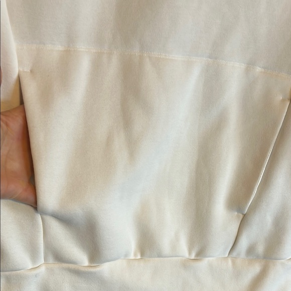 Fabletics White Cowl Neck Sweater Cozy Knit - Picture 3 of 7